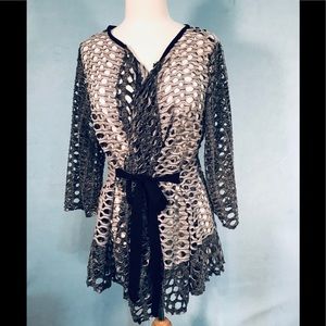 Edgy Mesh Cover Up